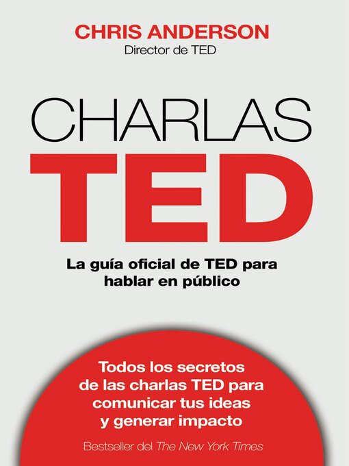 Title details for Charlas TED by Chris Anderson - Available